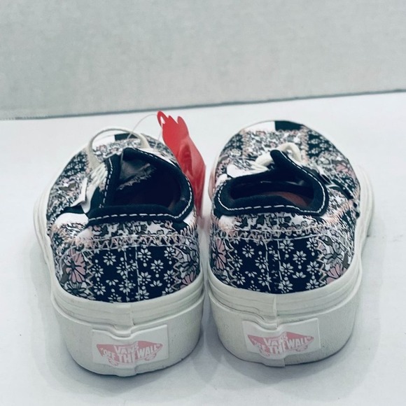 Vans Kids Authentic Patchwork Floral Shoe Multi Marshmallow Size 10.5K - Picture 13 of 14